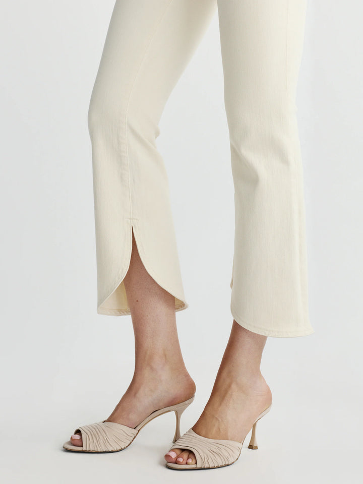 Bridget Boot | Crema Scalloped