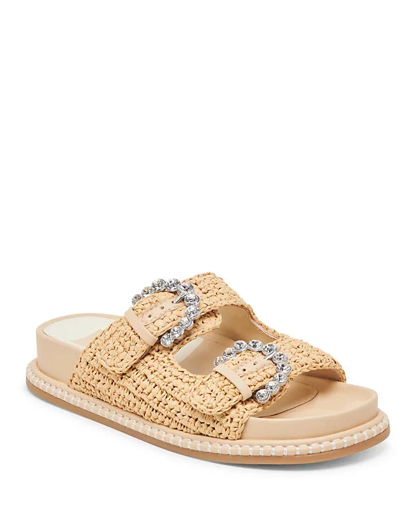 Shauny Crystal Sandal | Natural Knit