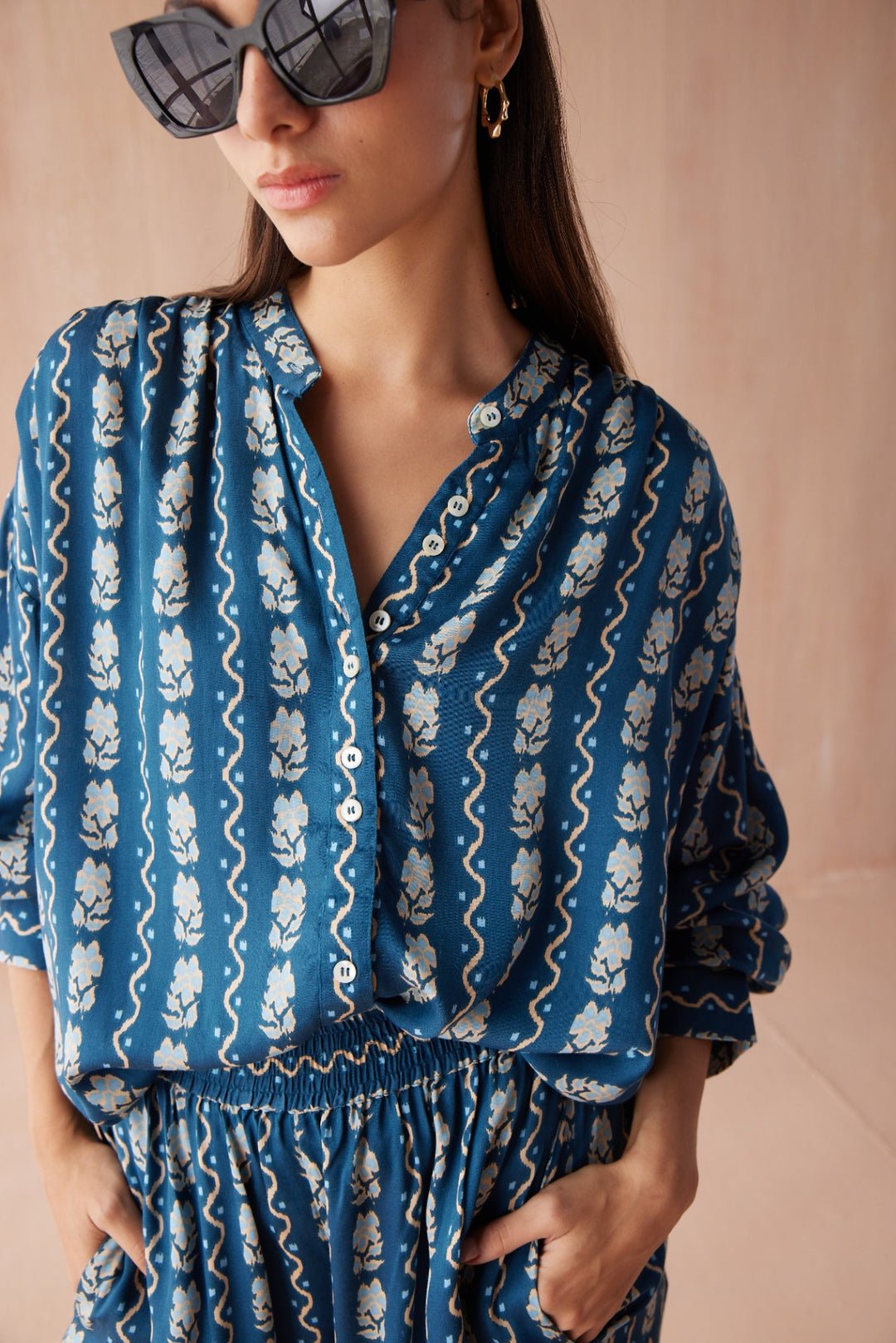 Ezra Blouse | Nico Indigo