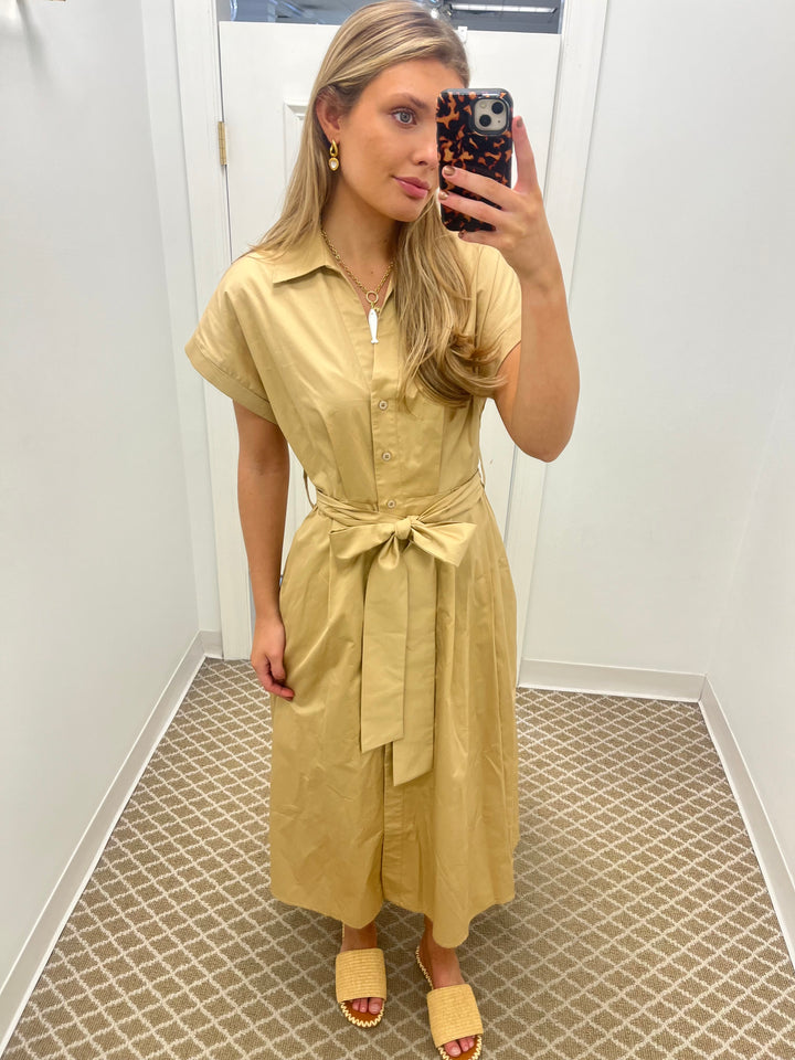 Cosmos Maxi Dress | Khaki