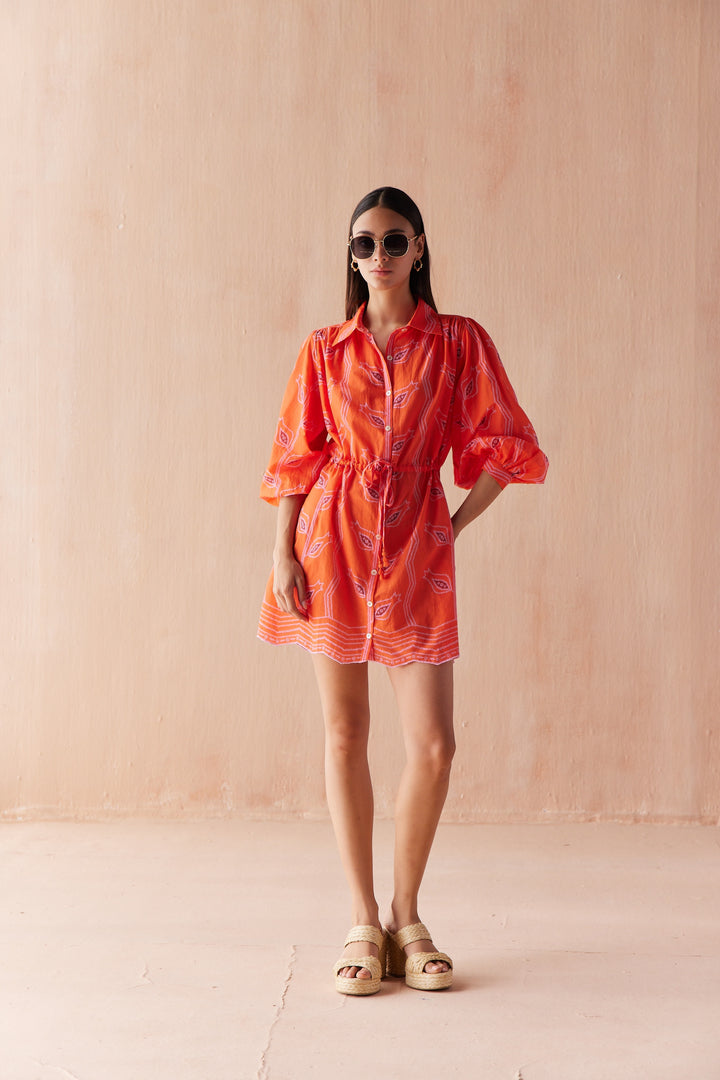 Aria Mini Dress | Vani Papaya