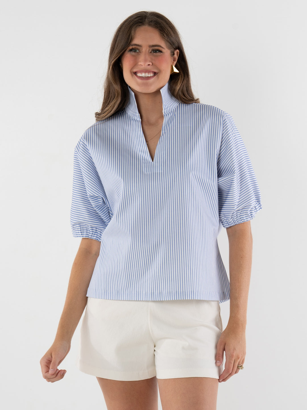 Poppy Top | Grapemist Stripe - Charlotte's Inc