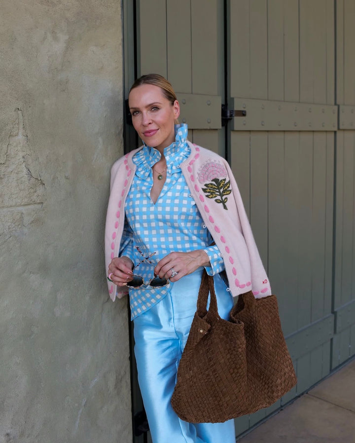 Harper Estate Top | Blue Gingham