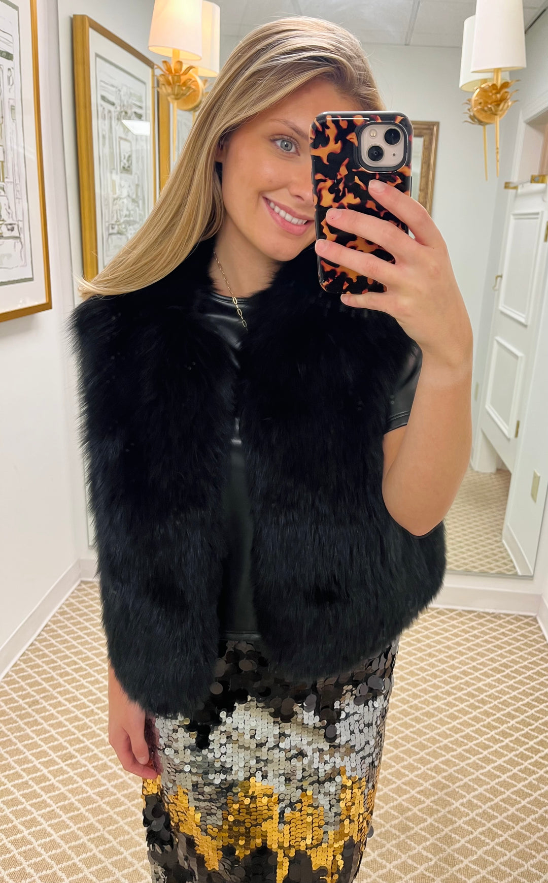 Tai Fox Fur Vest