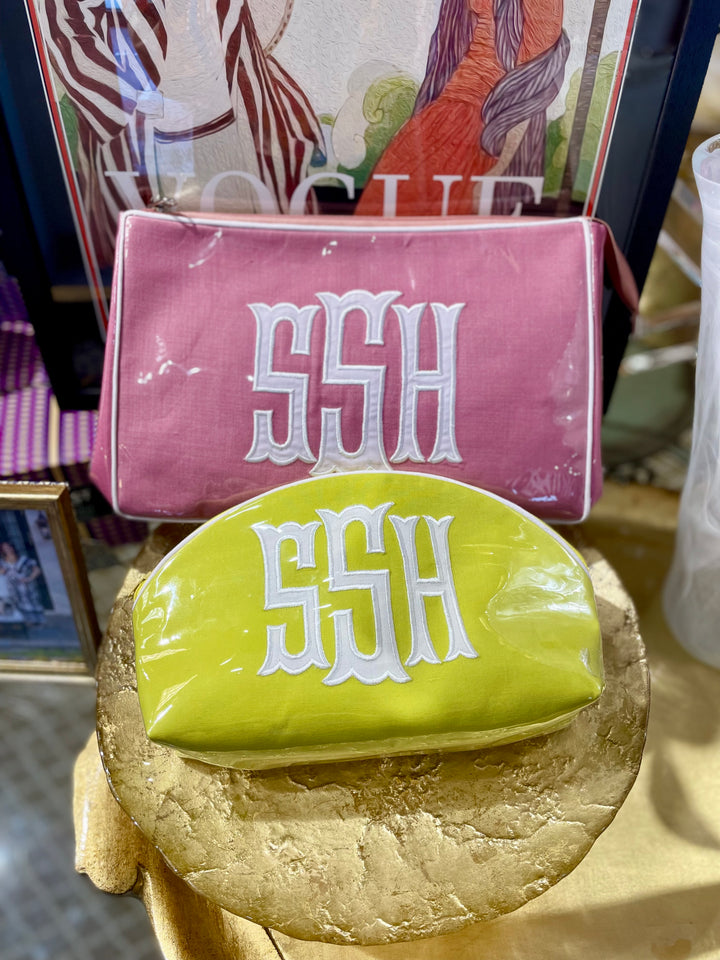 Assorted Personalized Cosmetic Bags | +Colors
