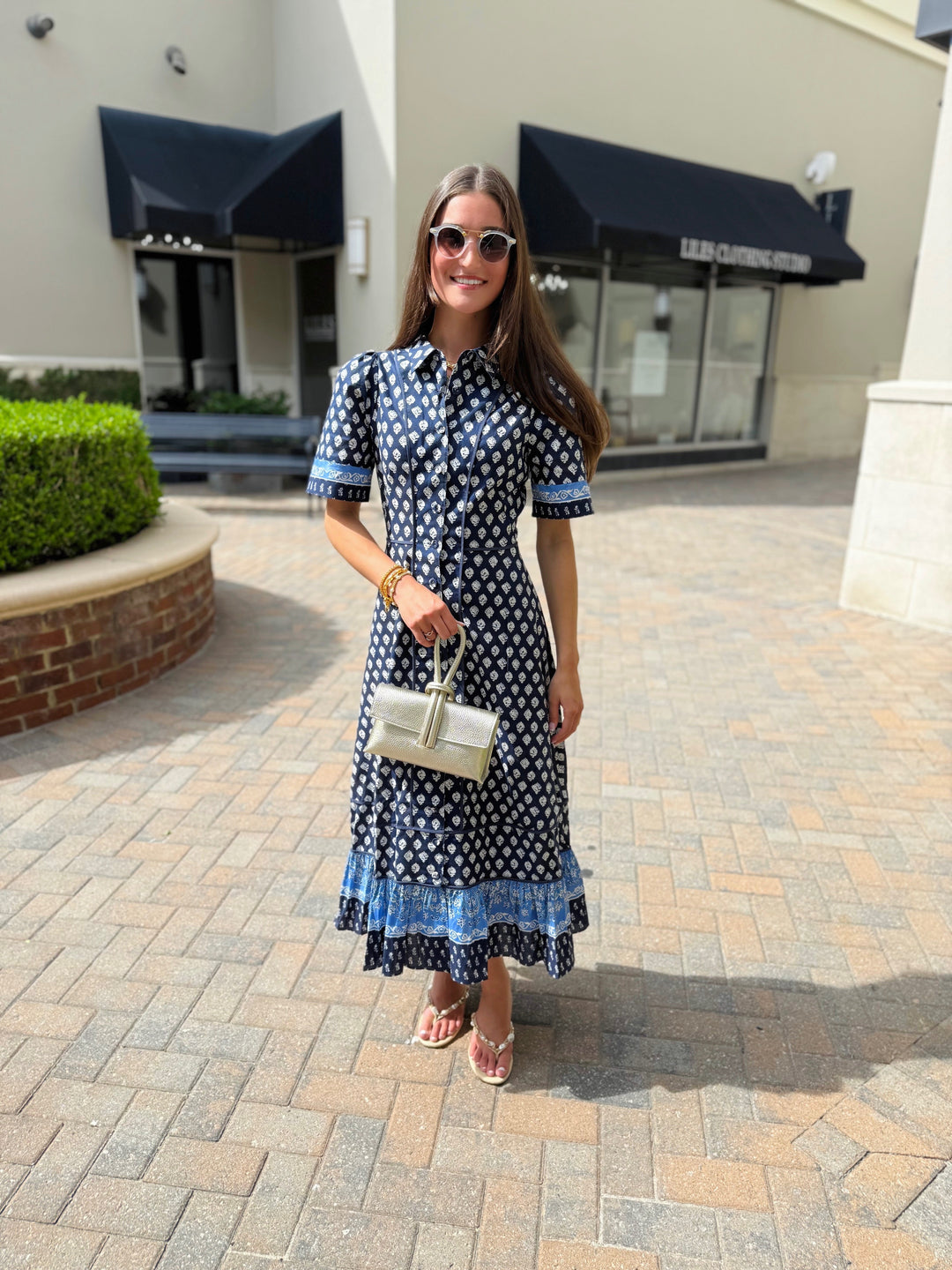 Greta Dress | Thistle & Vine Blue