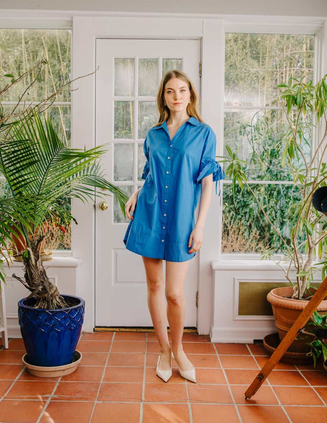 Shannon Mini Dress | Palace Blue - Charlotte's Inc