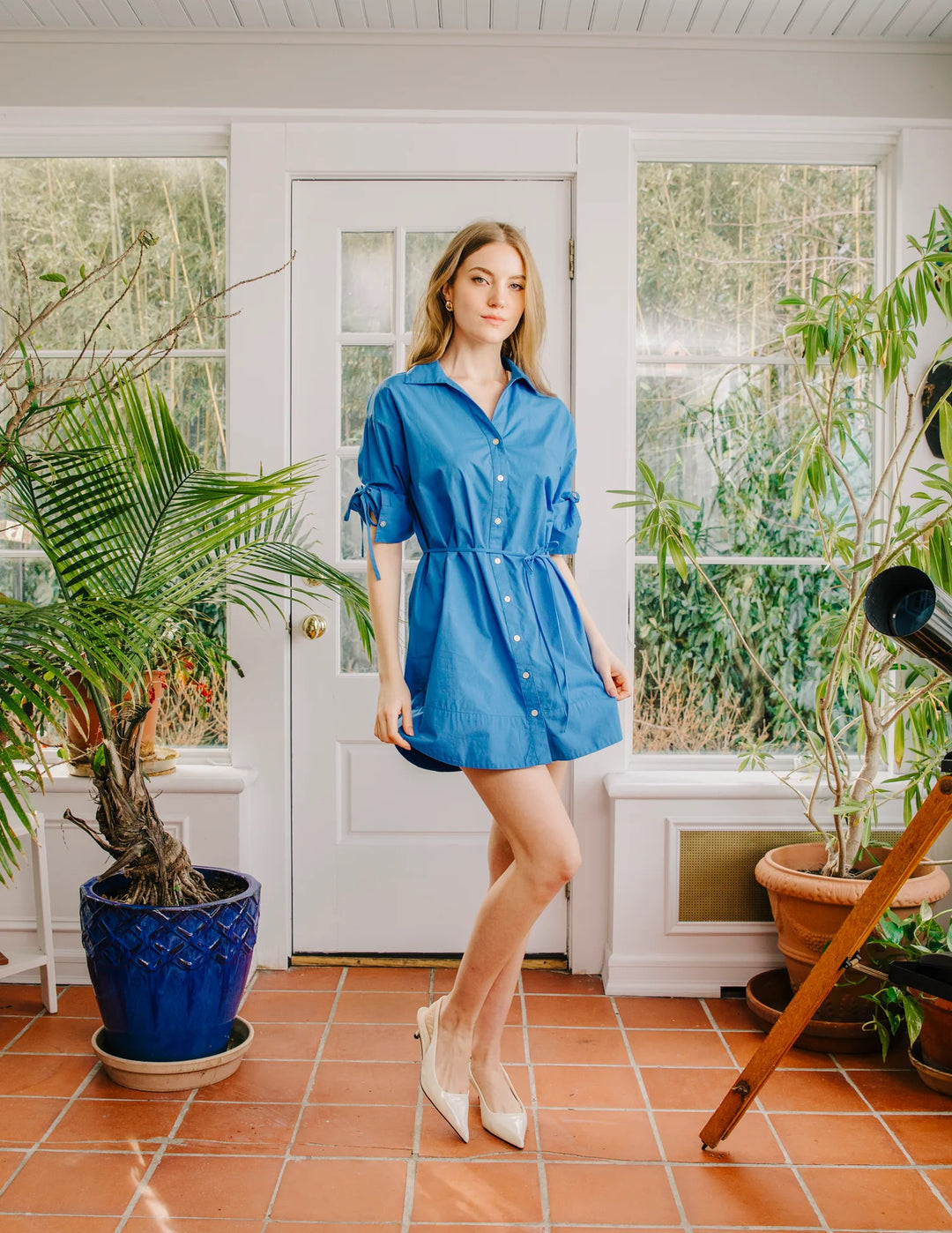 Shannon Mini Dress | Palace Blue - Charlotte's Inc