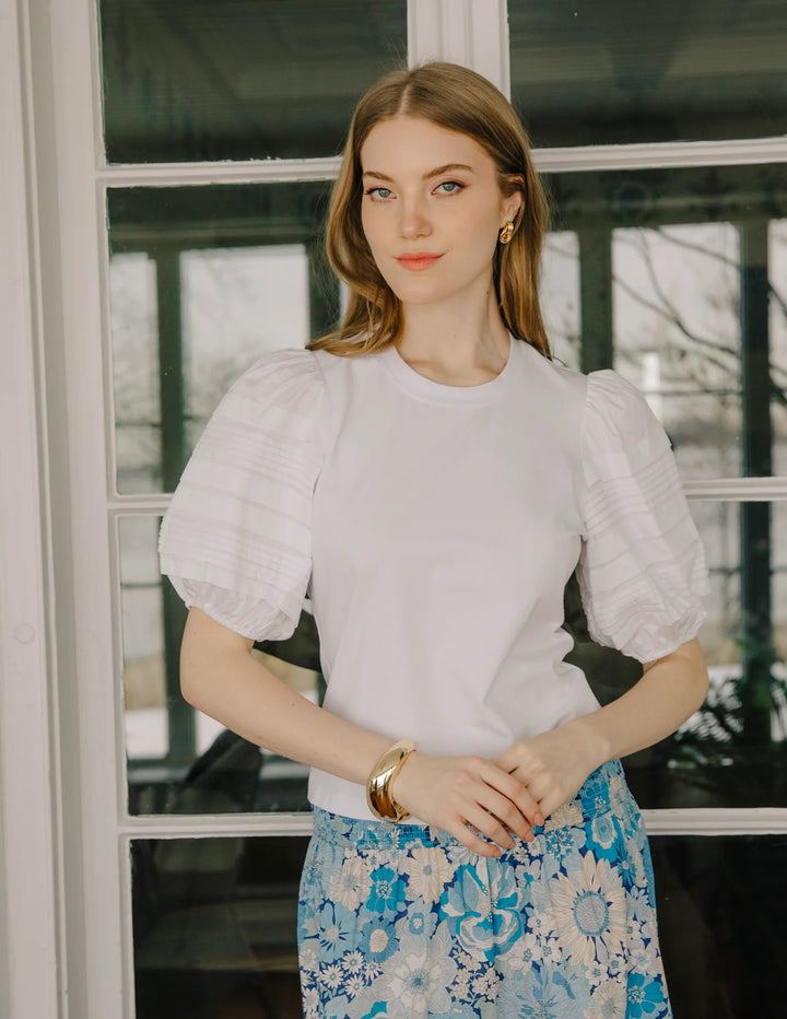 Dylan Tee | Bright White - Charlotte's Inc