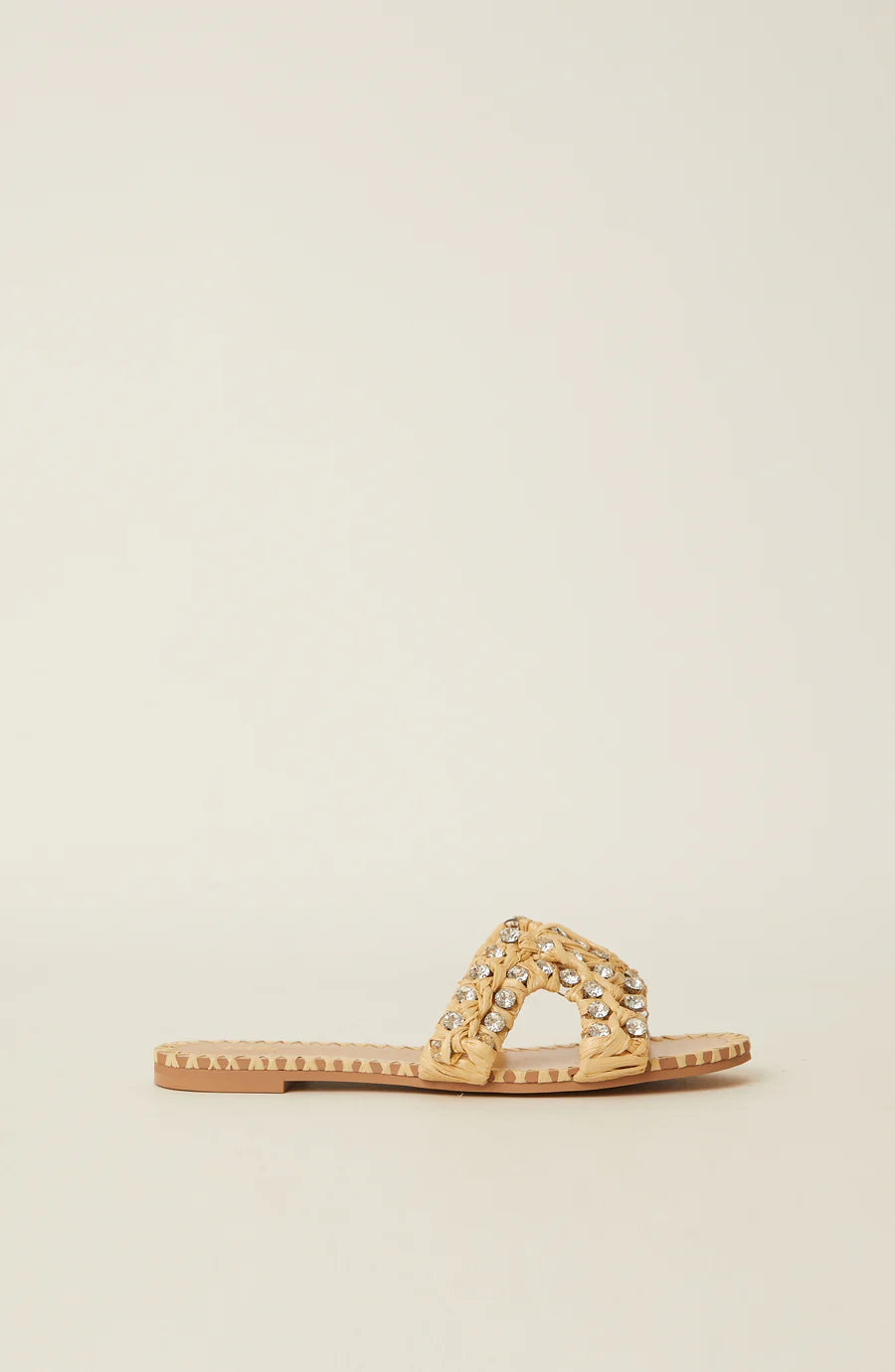 Laurel Crystal Slide | Sand