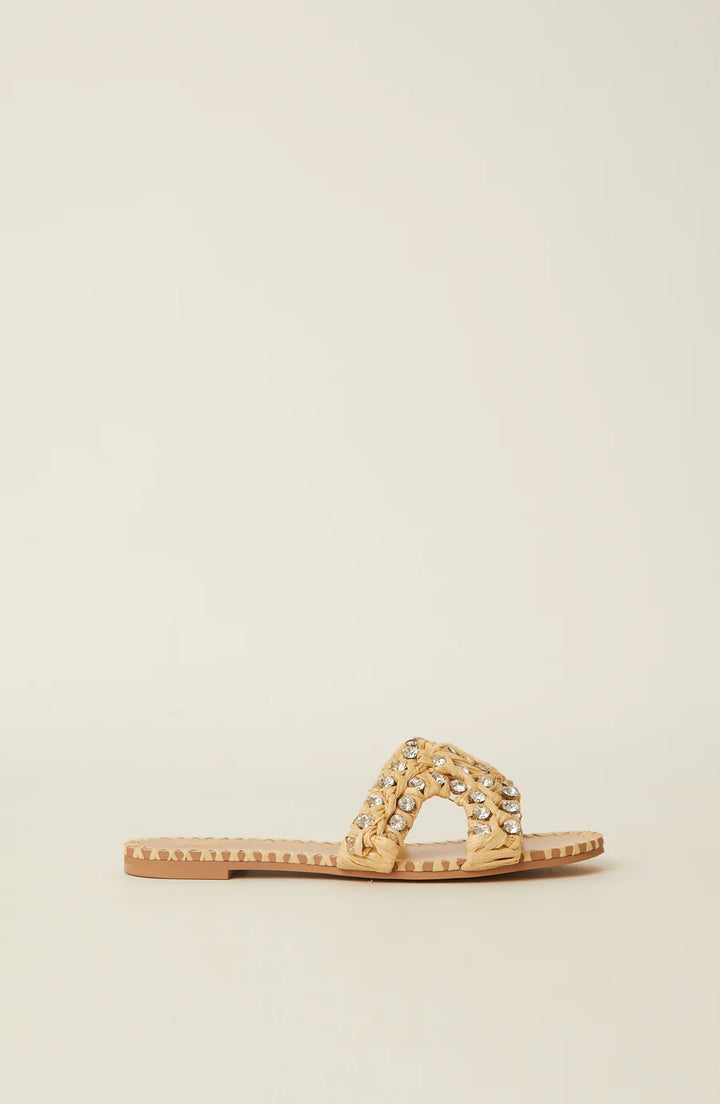 Laurel Crystal Slide | Sand