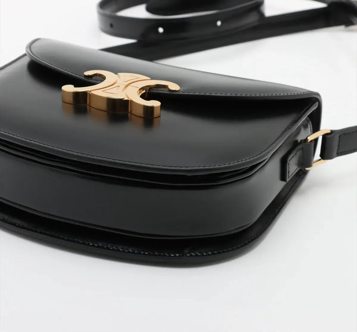 Celine Teen Besace Clea, Shiny Calfskin Bag