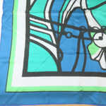 Silk Scarf Silk Width Blue/green Scarf Blue Green Blue Silk