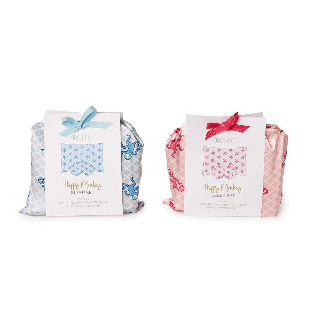 Pillow Case & Eye Mask Set | +Colors
