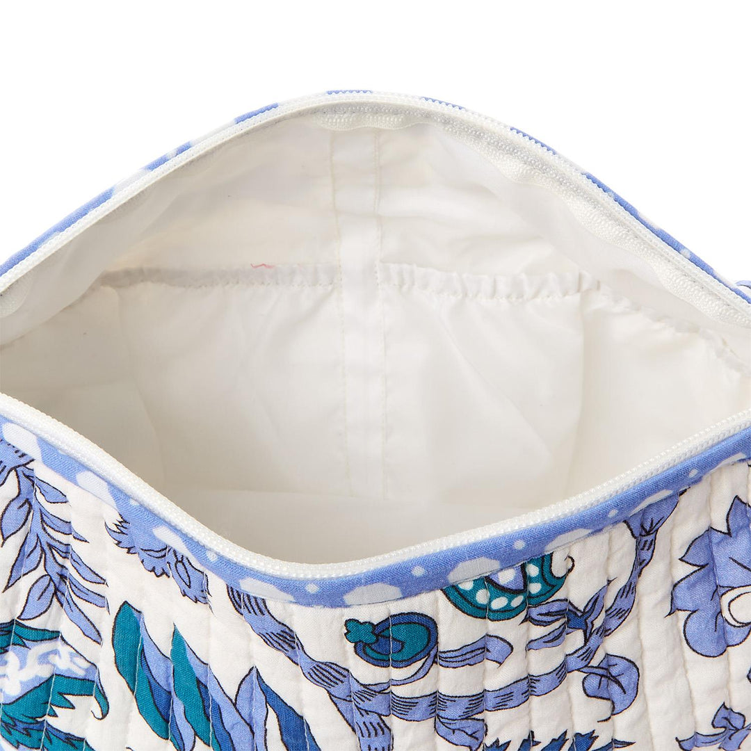 Floral Pouches | Blue/White