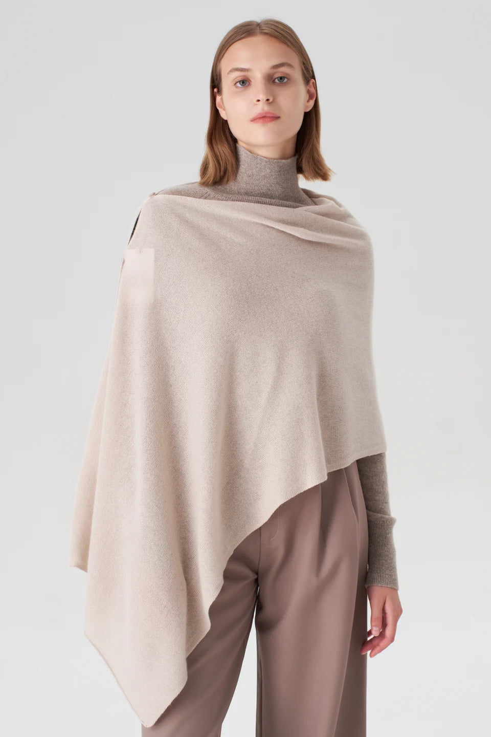 Cashmere Topper | Oatmeal