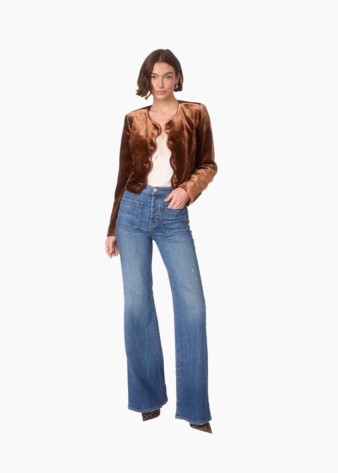 Apollonia Velvet Blazer | Canyon