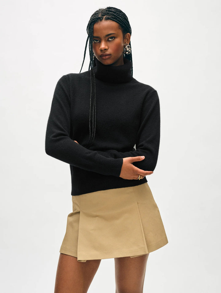 Cashmere Turtleneck | |Black