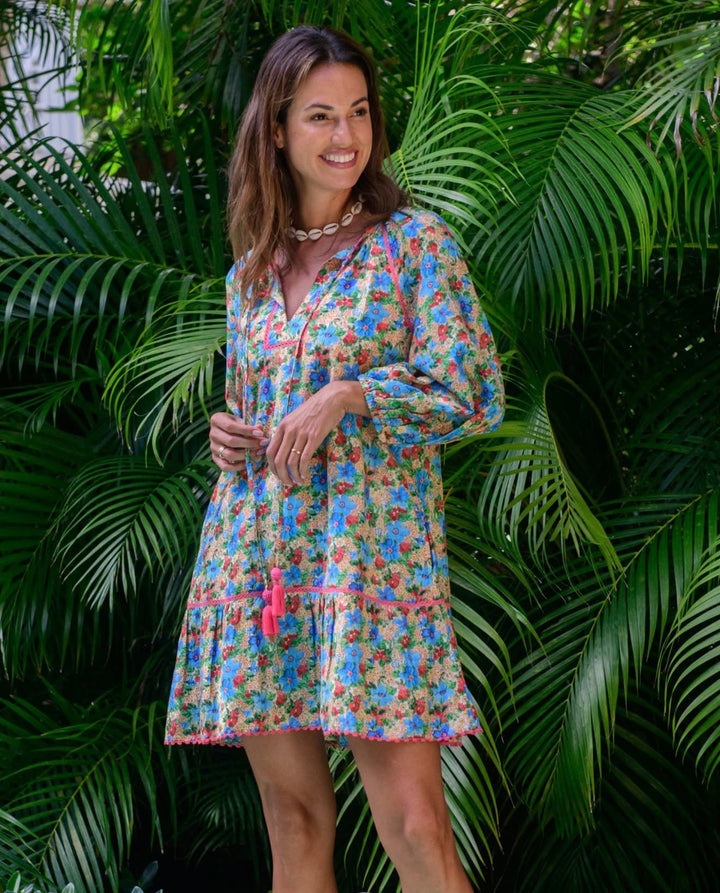Blossom Beach Dress | Cottage Garden Multi - Charlotte's Inc