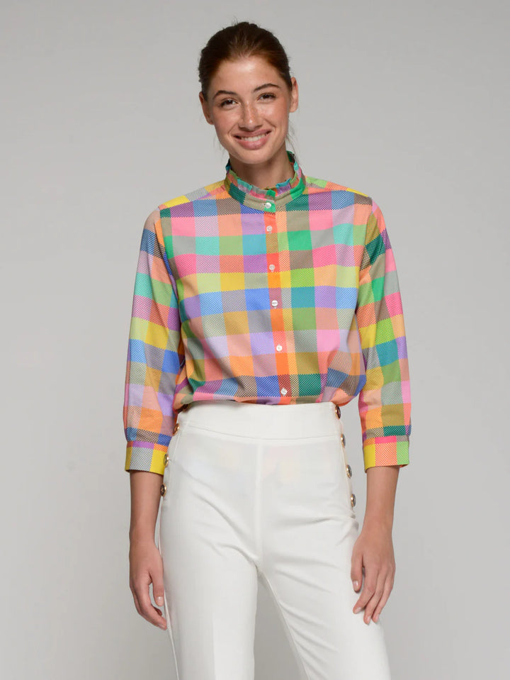 Gingham Plaid Shirt | Multi