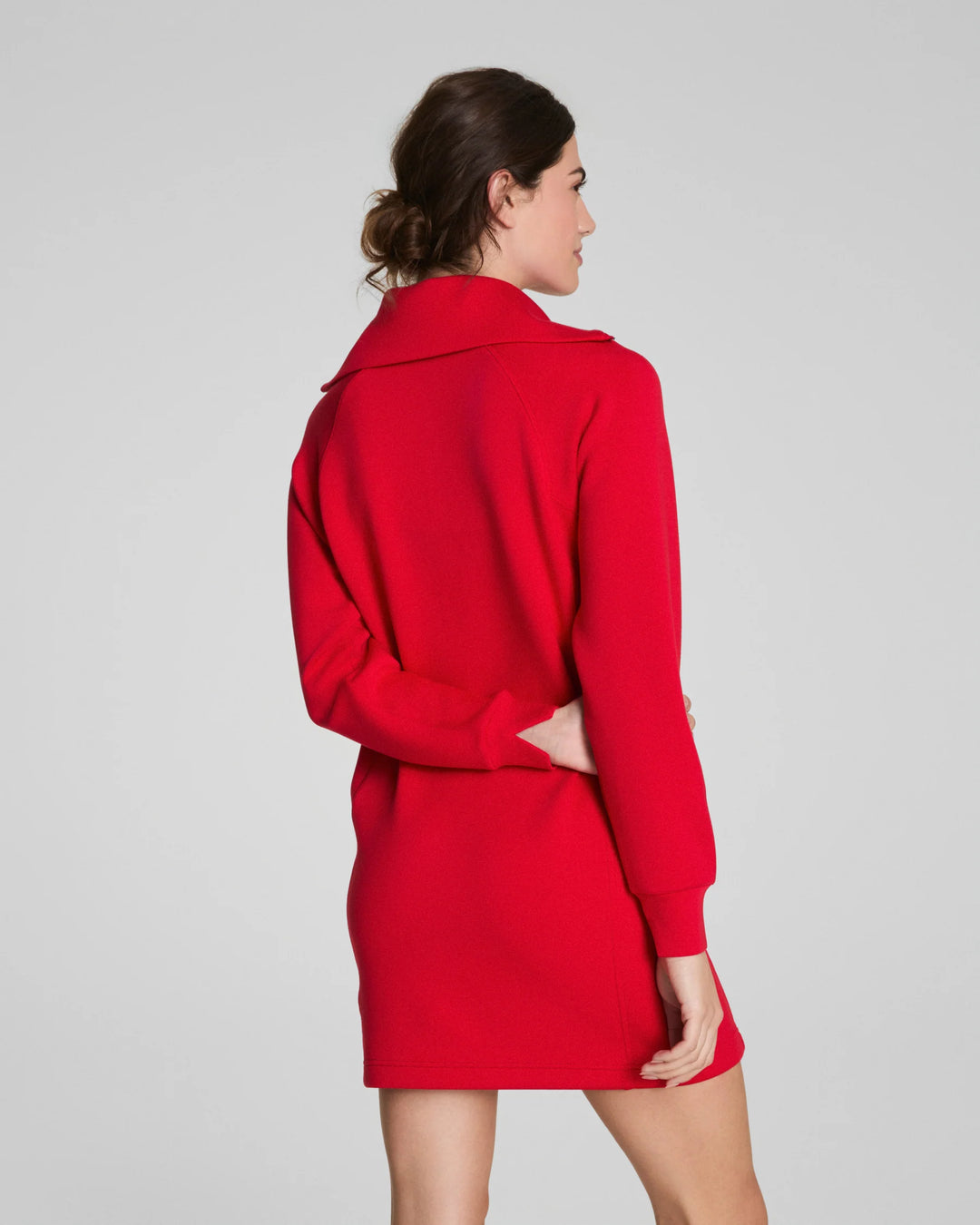 AirEssentials Half Zip Dress | Red
