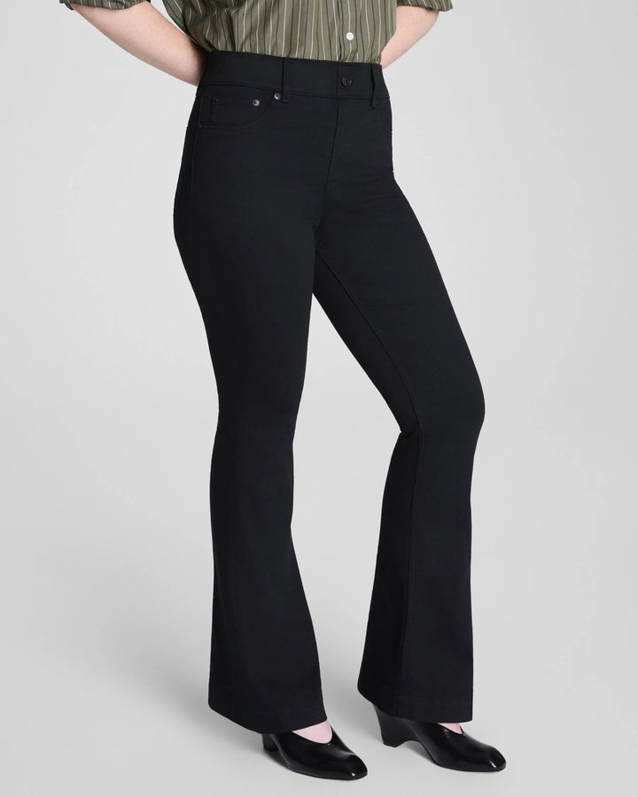 Pull On Flare Jeans | Obsidian Rinse