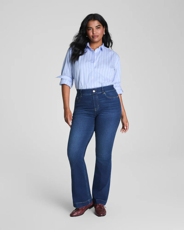 Pull On Flare Jeans | Pacific Wash