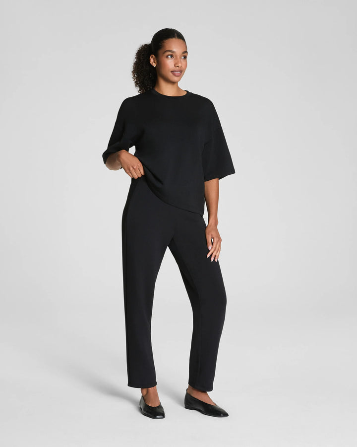 Slim Straight Pant | Black