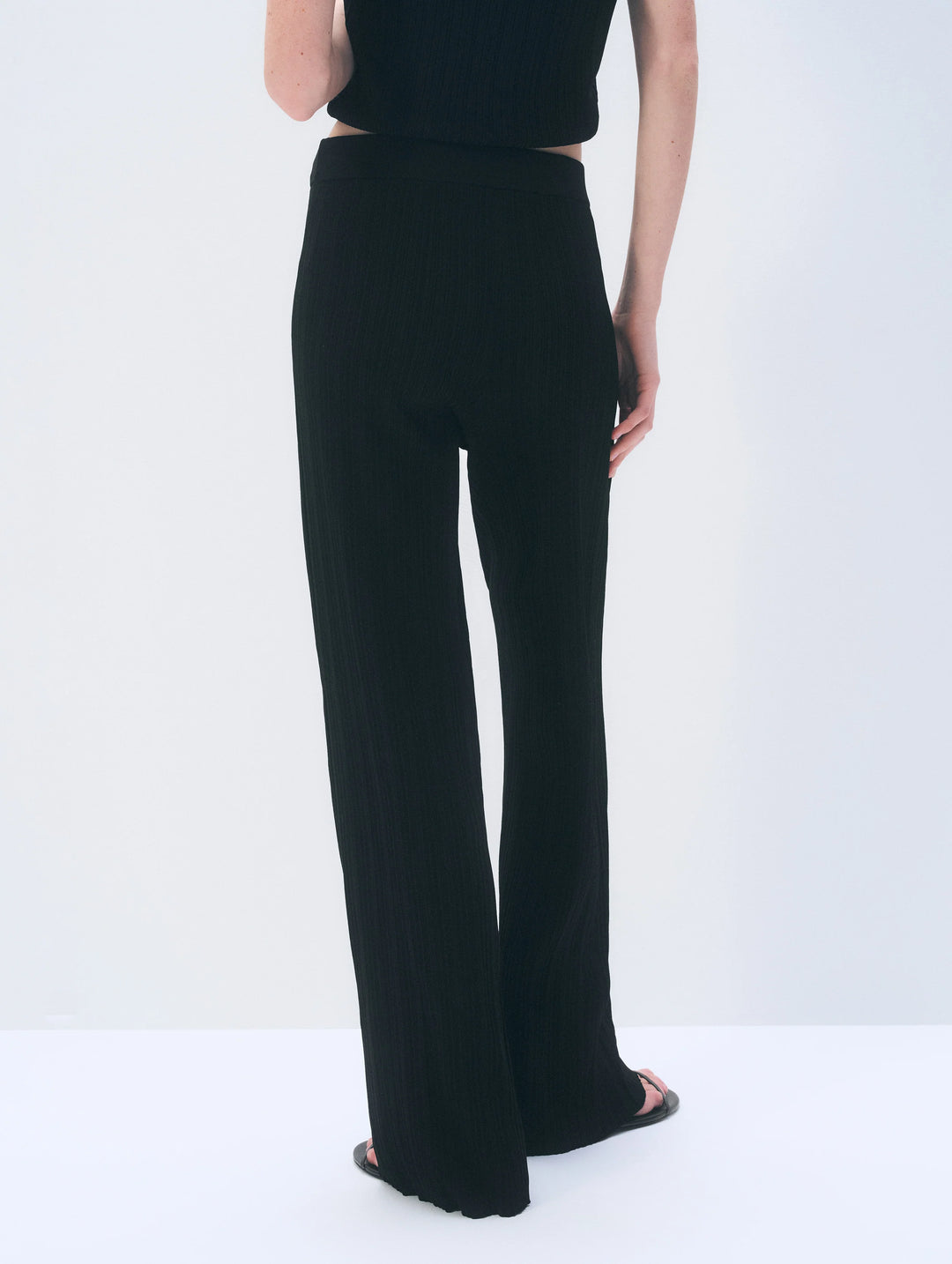Superfine Viscose Palazoo Pant | Black