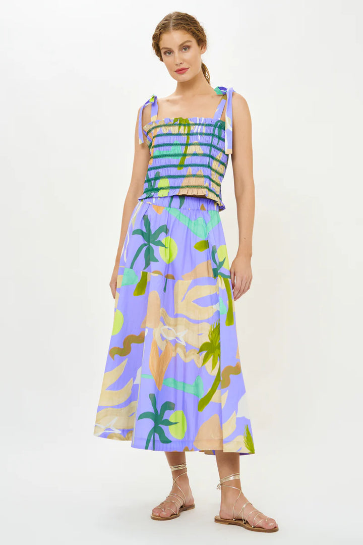 Olivia Skirt | Paradiso Blue