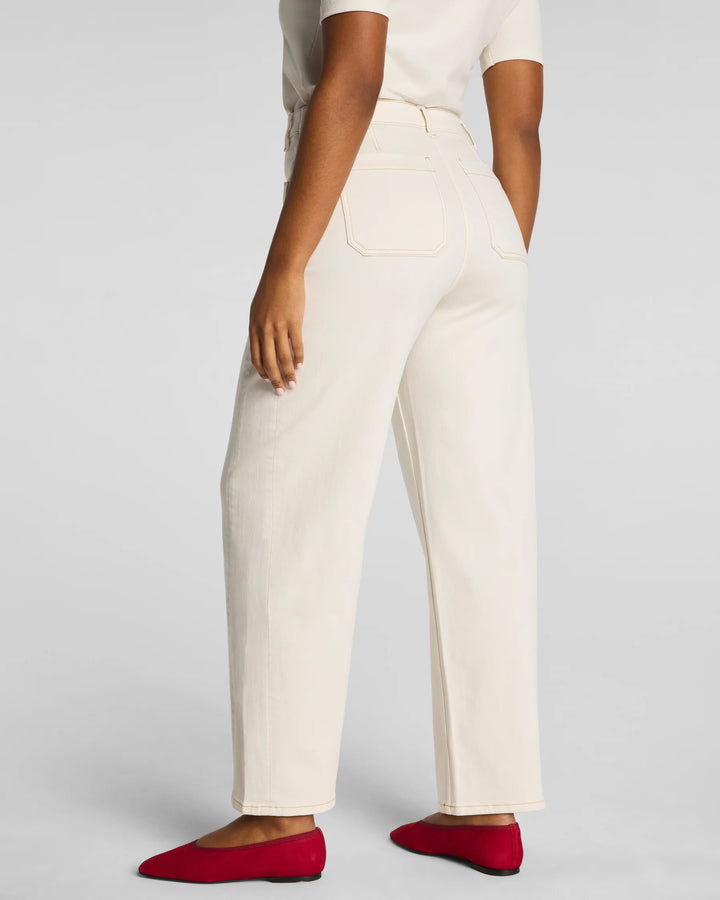 Utility Barrel Leg Jeans | Alabaster - Charlotte's Inc