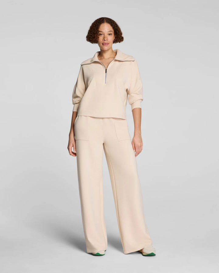 French Rib Half Zip | Toasted Coconut