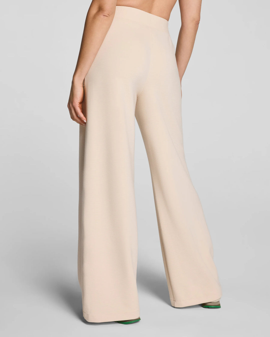 French Rib Wide Leg Pant | Toasted Coconut