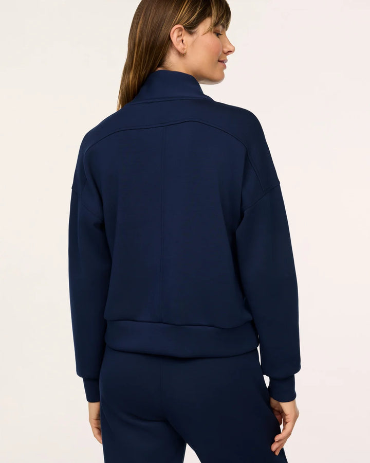 AirEssentials Shawl Collar Half Zip | Timeless Navy