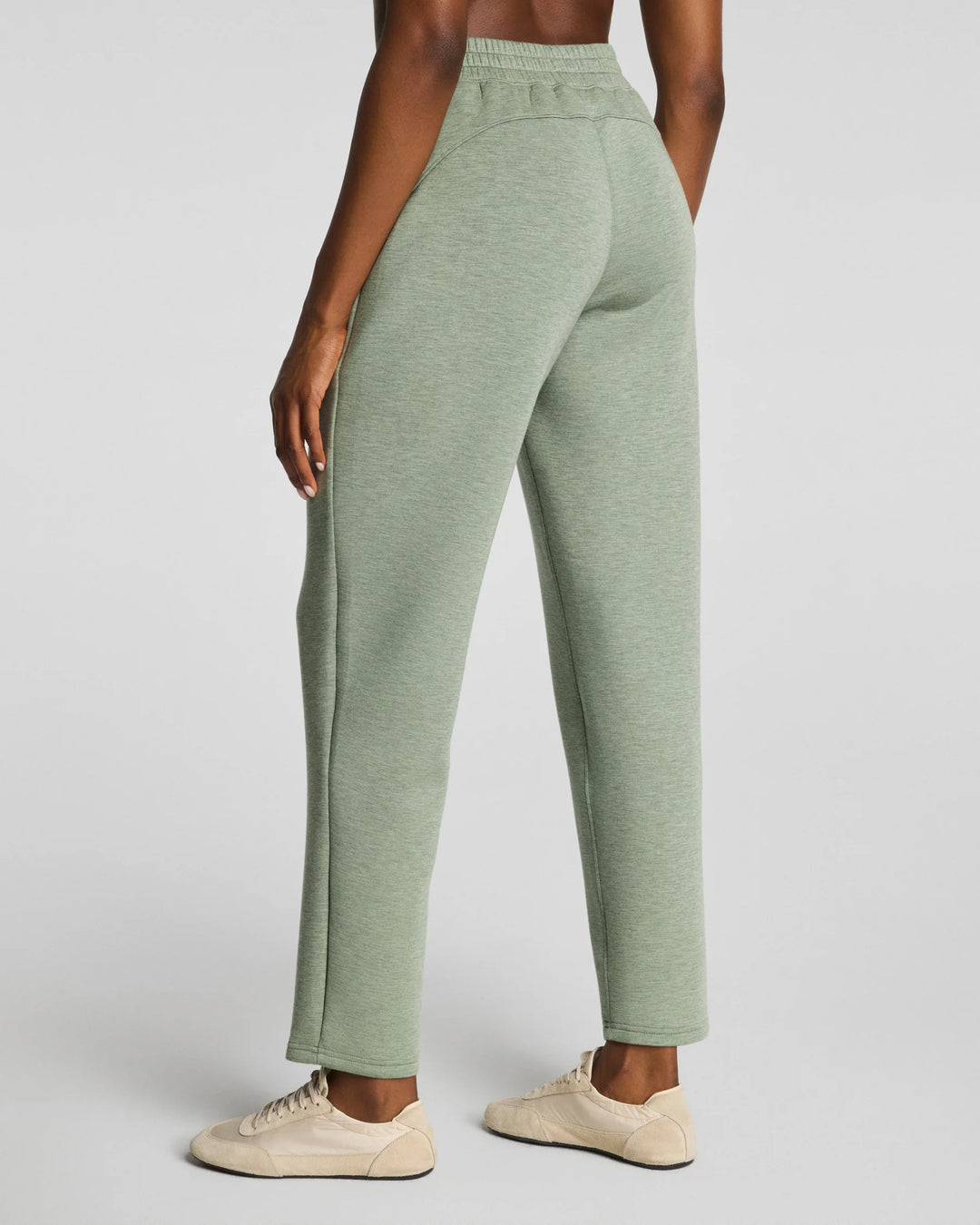 AirEssentials Slim Straight Pant | Sage Brushed Heather - Charlotte's Inc