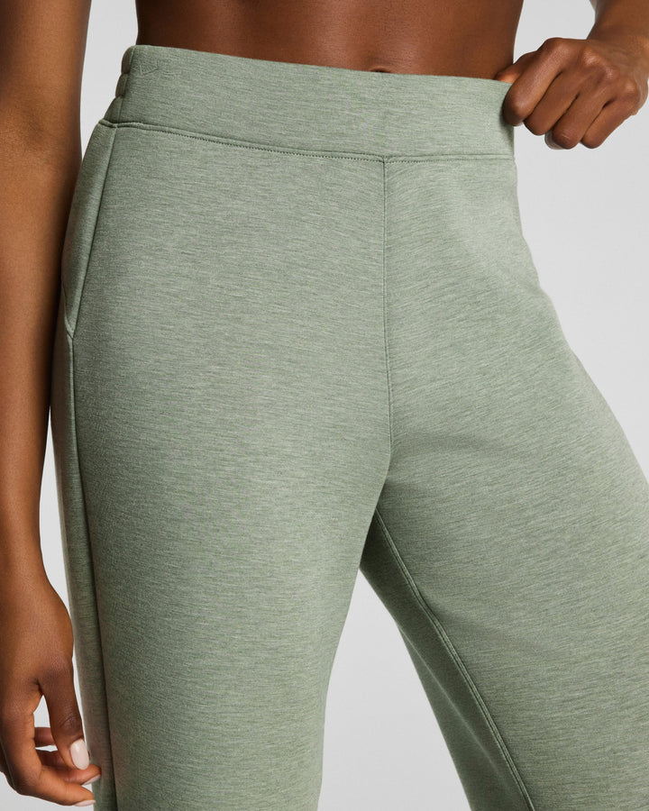 AirEssentials Slim Straight Pant | Sage Brushed Heather - Charlotte's Inc