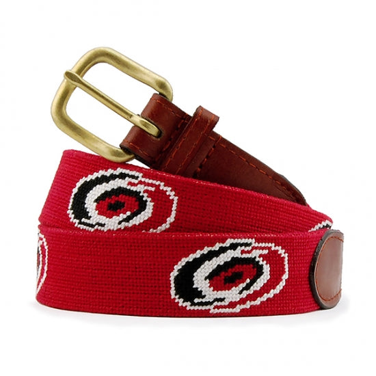 Carolina Hurricanes Needlepoint Belt