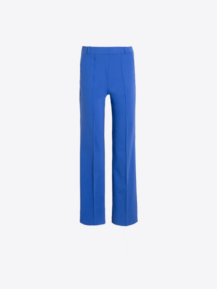 Straight Leg Trousers | Blue