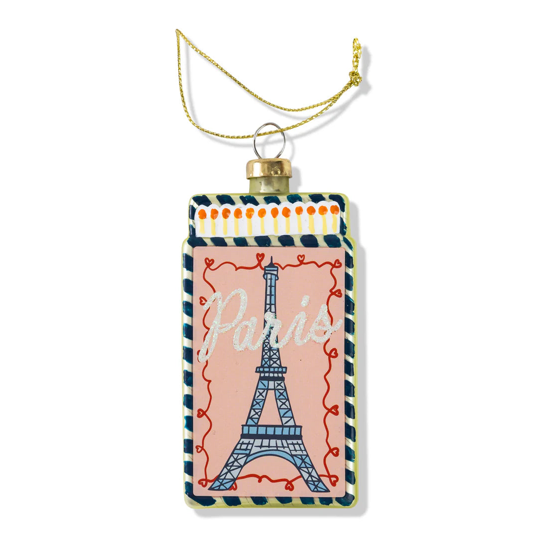 Matchbook Ornament | Paris