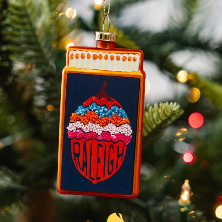 Matchbook Ornament | Raleigh