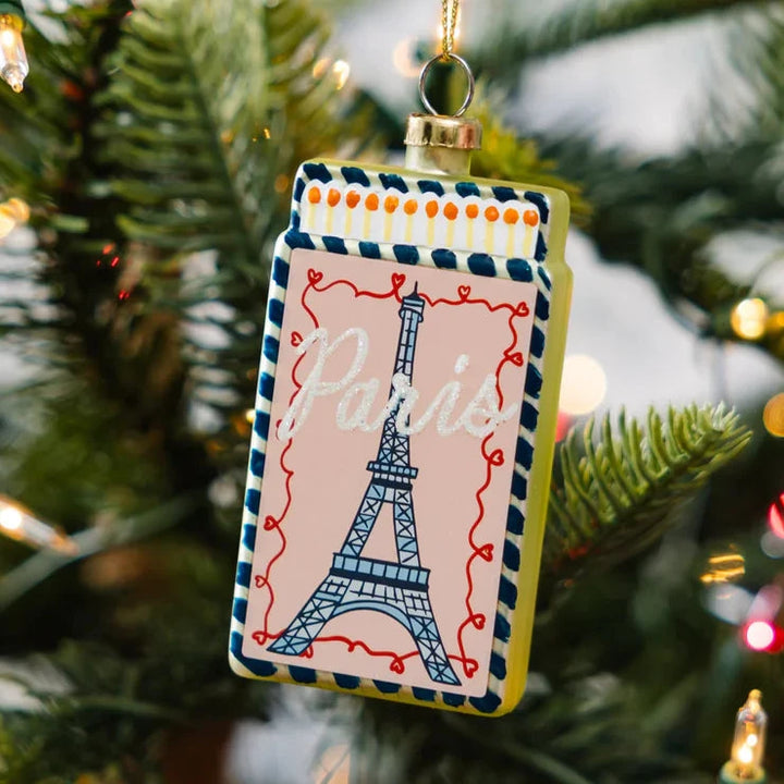 Matchbook Ornament | Paris