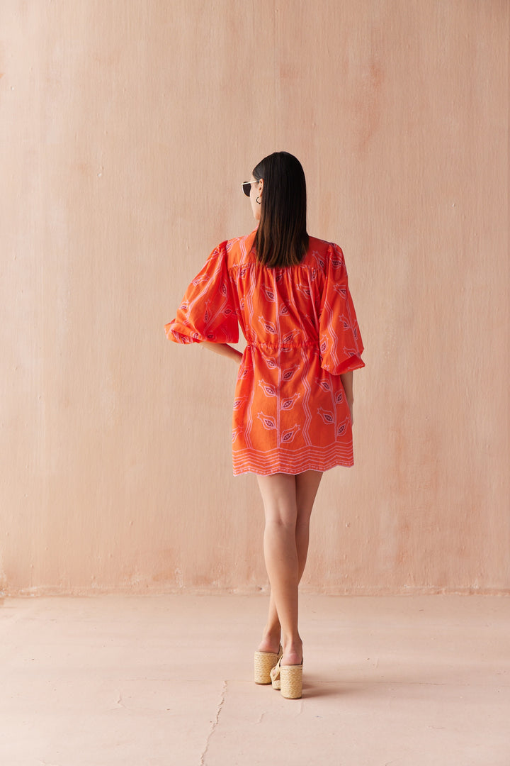 Aria Mini Dress | Vani Papaya