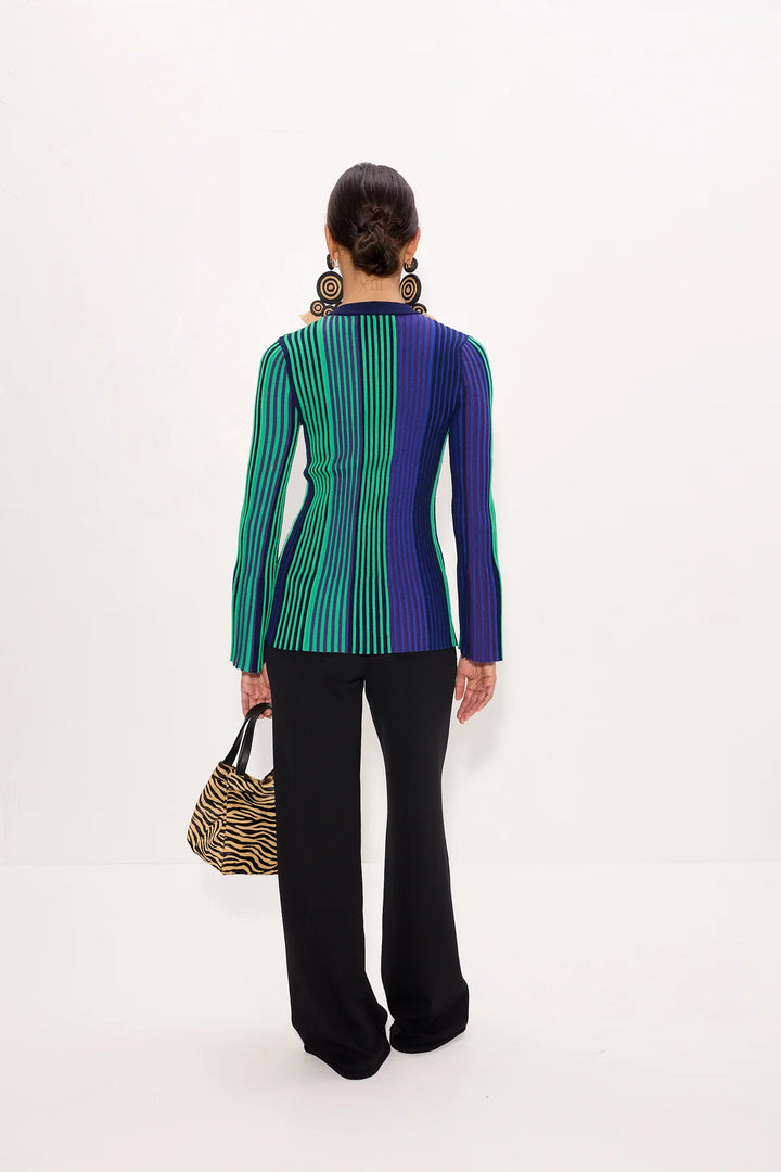 Misha Knit Cardigan | Cool Tone Rib