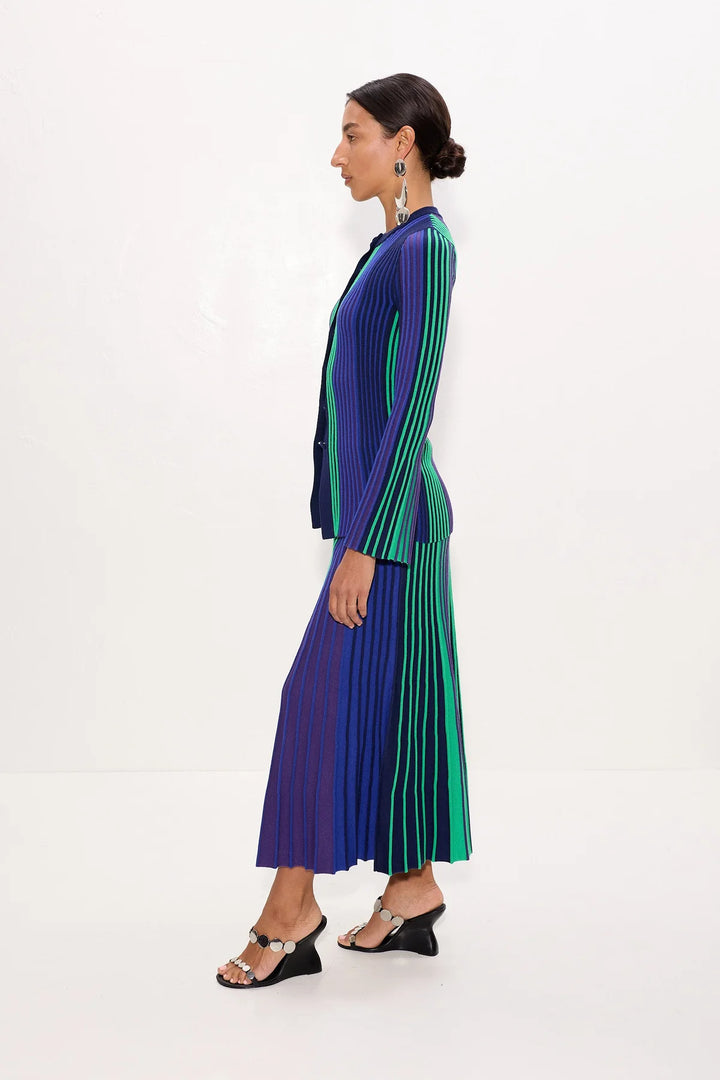 Celia Knit Skirt | Cool Tone Rib