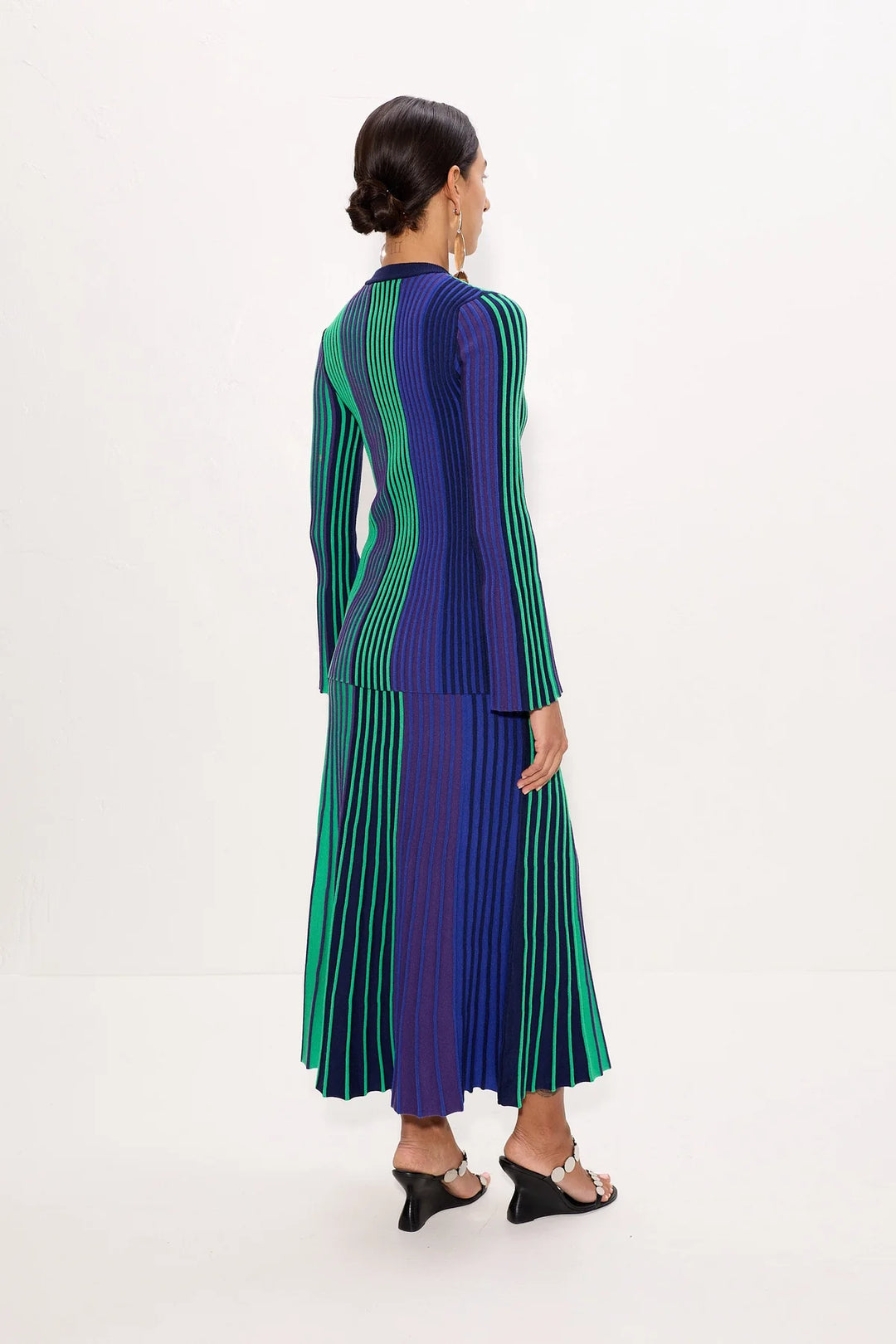 Celia Knit Skirt | Cool Tone Rib