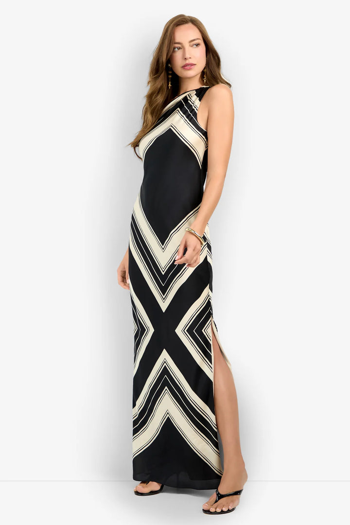 Chianti Dress | Almond/Black
