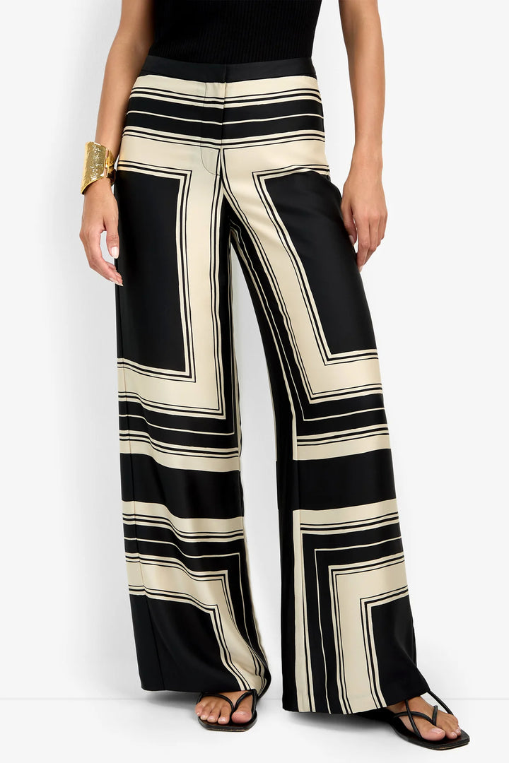 Lanay Pant | Black/Almond