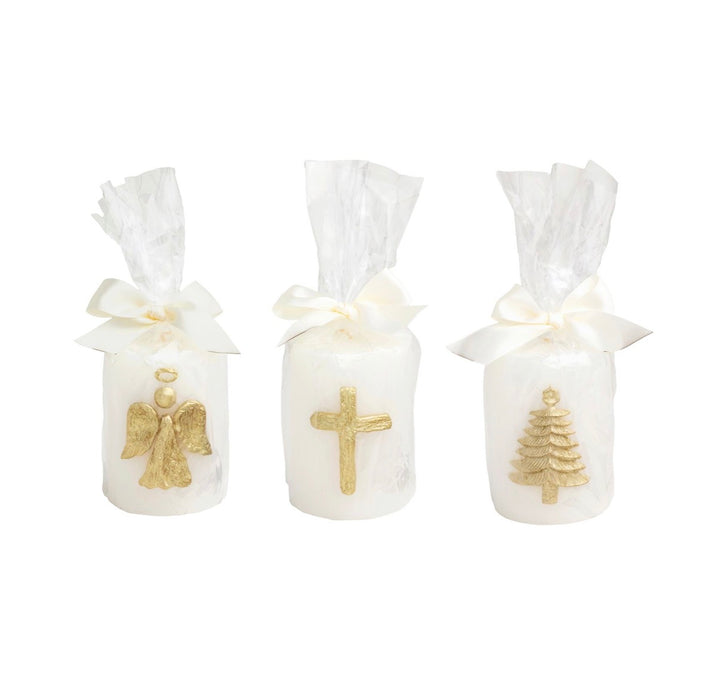 Assorted Icon Pillar Candle