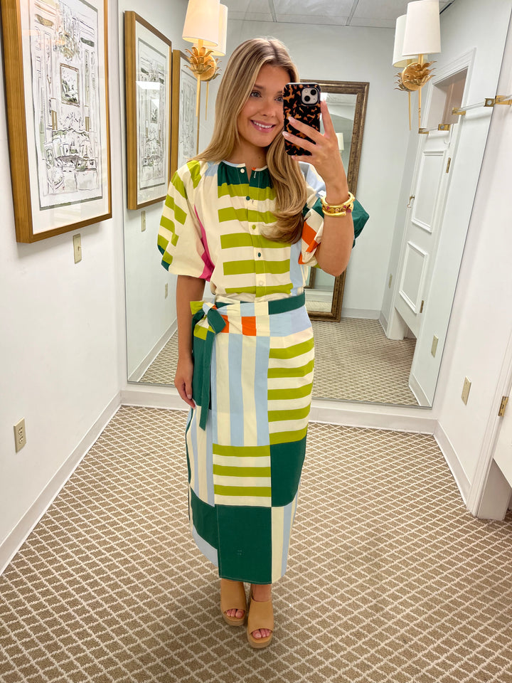 Leigh Wrap Skirt Vista