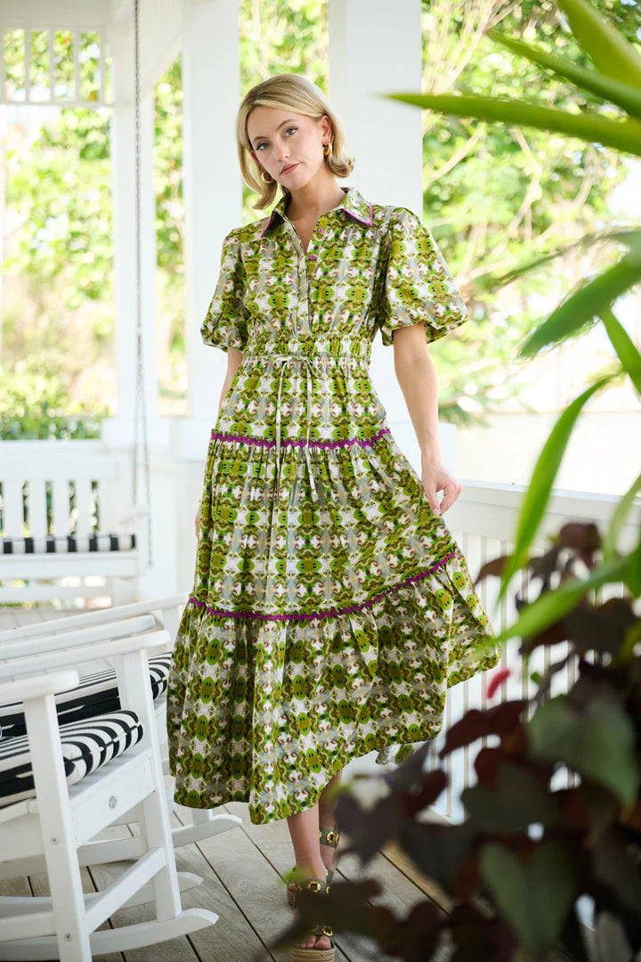 Banyan Puff Sleeve Dress | Camo